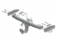 Фаркоп FD 24 для FORD Maverick 09.2004-2007, Автос, нагрузка 2000/100 кг. С подрезкой бампера от магазина ФаркопРос